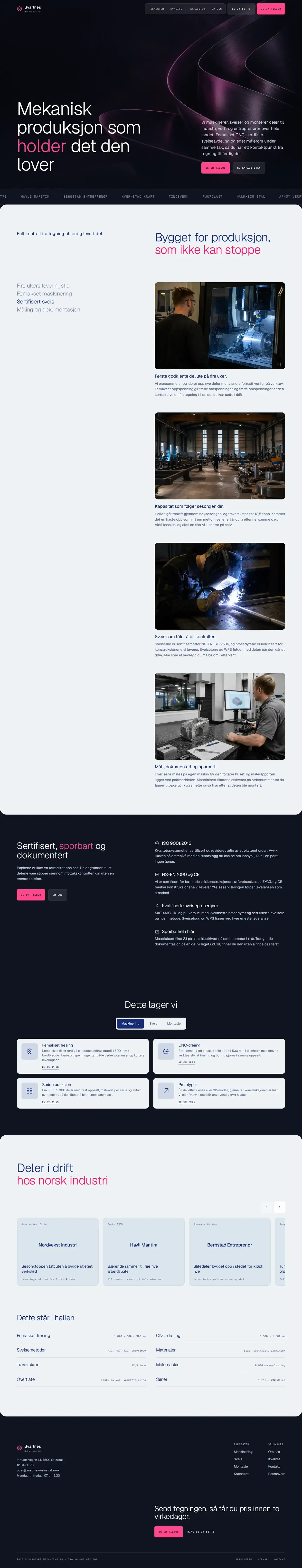 Forsiden i Svartnes-malen