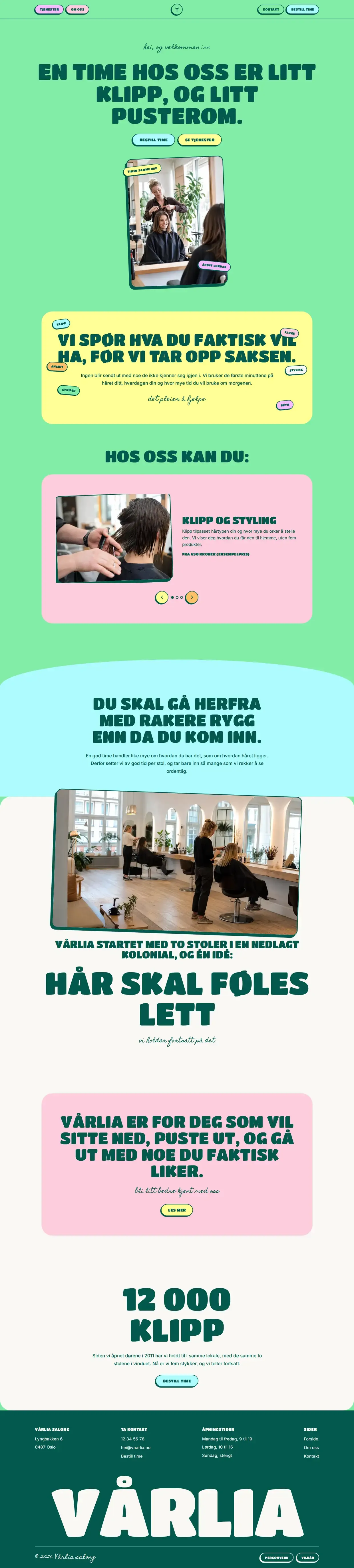 Forsiden i Vårlia-malen