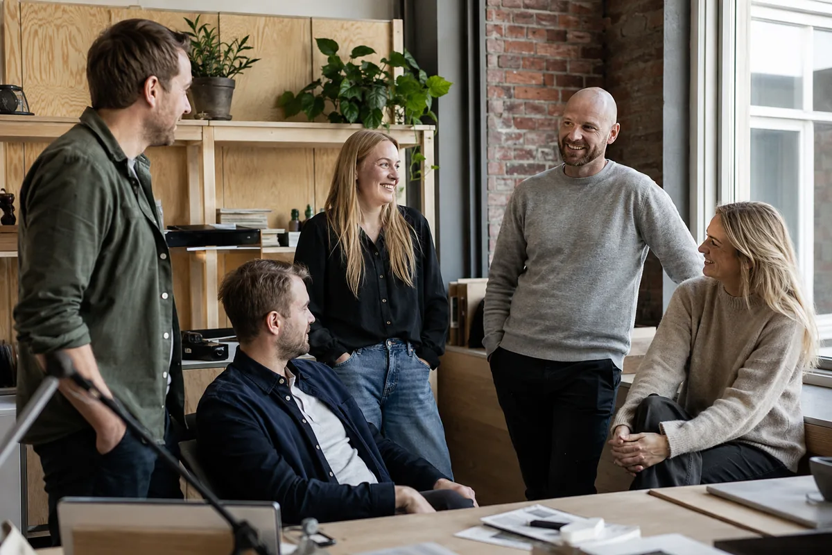 Teamet i Sylvberg på kontoret i Oslo